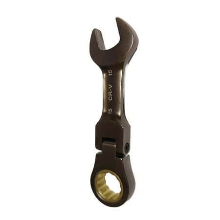 

HGYCPP Ratchet Wrench Double Box End Flexible Head Ratcheting Wrench Spanner 8-19mm