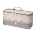 thumbnail image 3 of Estuche de transporte de viaje de doble capa para cepillo/voluminizador/estilizador/herramientas calientes, bolsa organizadora de almacenamiento portá, 3 of 8
