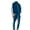 darkblue1, variant on Velour Tracksuit Mens 2 Piece Set Velvet Zipper Jacket with Drawtsring Jogger Sweatpants Sweatsuits Outfits Casual 2023 Fall Fashion Lounge Set