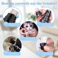 thumbnail image 5 of SHAR More Powerful Low Noise Dog Nail File, Electric Pet Nail File, Cat Claw Care, 5 of 5