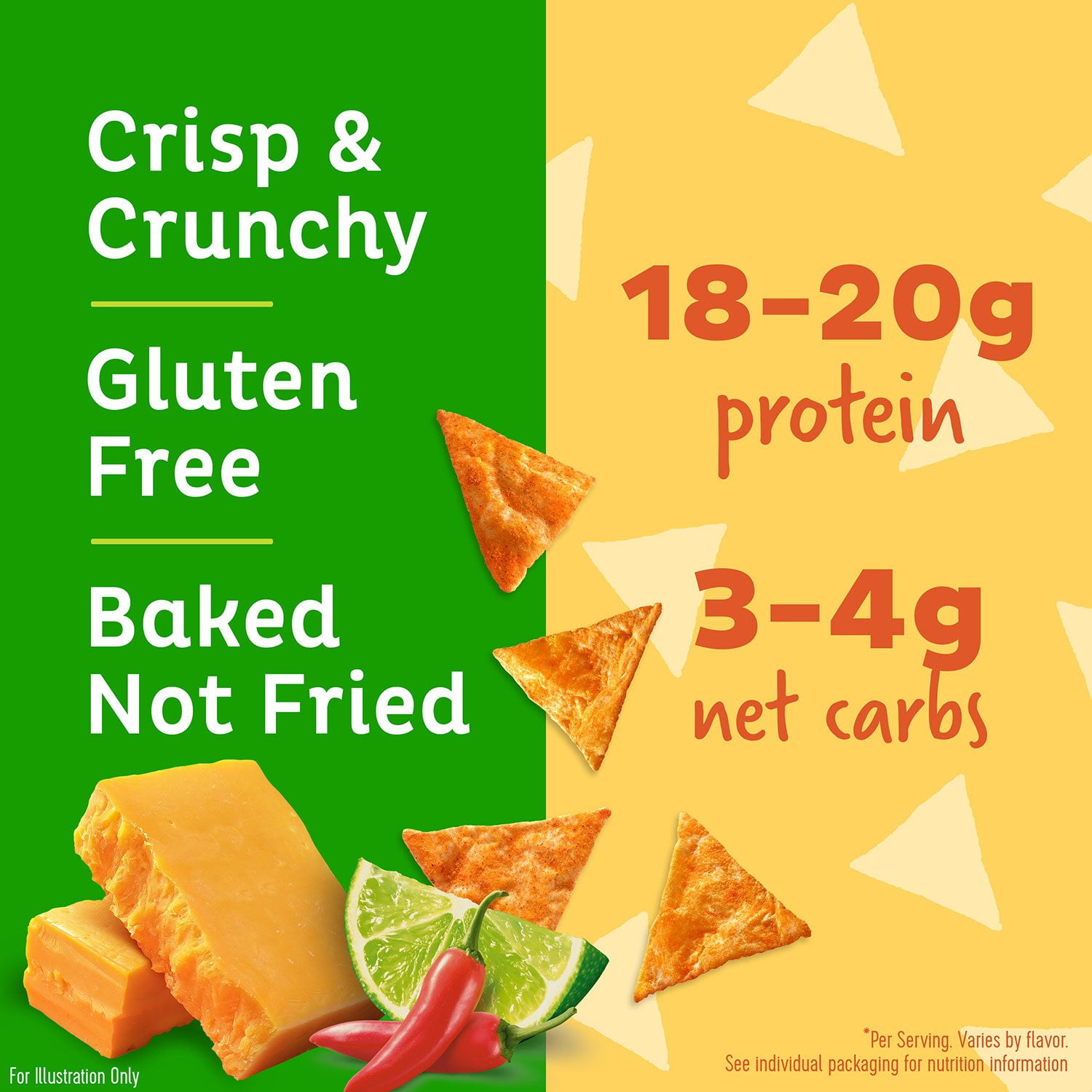 Quest Tortilla Chips Variety Pack, Nacho Cheese & Chili Lime, 1.1 Ounce (14 Ct)