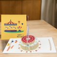 thumbnail image 4 of Tarjeta de cumpleaños desplegable hecha a mano - Tarjeta de cumpleaños 3D - Tarjeta de felicitación de cumpleaños para niños, niñas, hombres, esposo, esposa, hijo, mamá, papá (carrusel), 4 of 5