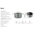 thumbnail image 5 of Cacerola FAGOR Savia Aluminio Forjado Gris Mate 24cm 81PAFGCSA24, 5 of 5