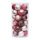 thumbnail image 1 of Naiovety 30 Uds. De bolas de Navidad, bola colgante de plástico, adornos redondos DIY, adornos colgantes de árbol de mercado anual, Kits de decoración para fiestas oro rojo, 1 of 6