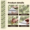thumbnail image 4 of Peel and Stick Wallpaper Canvas Contact Paper Tropical palm leaves jungle leaf seamless floral Self Adhesive and Removable 17.7in x 118in, 4 of 8