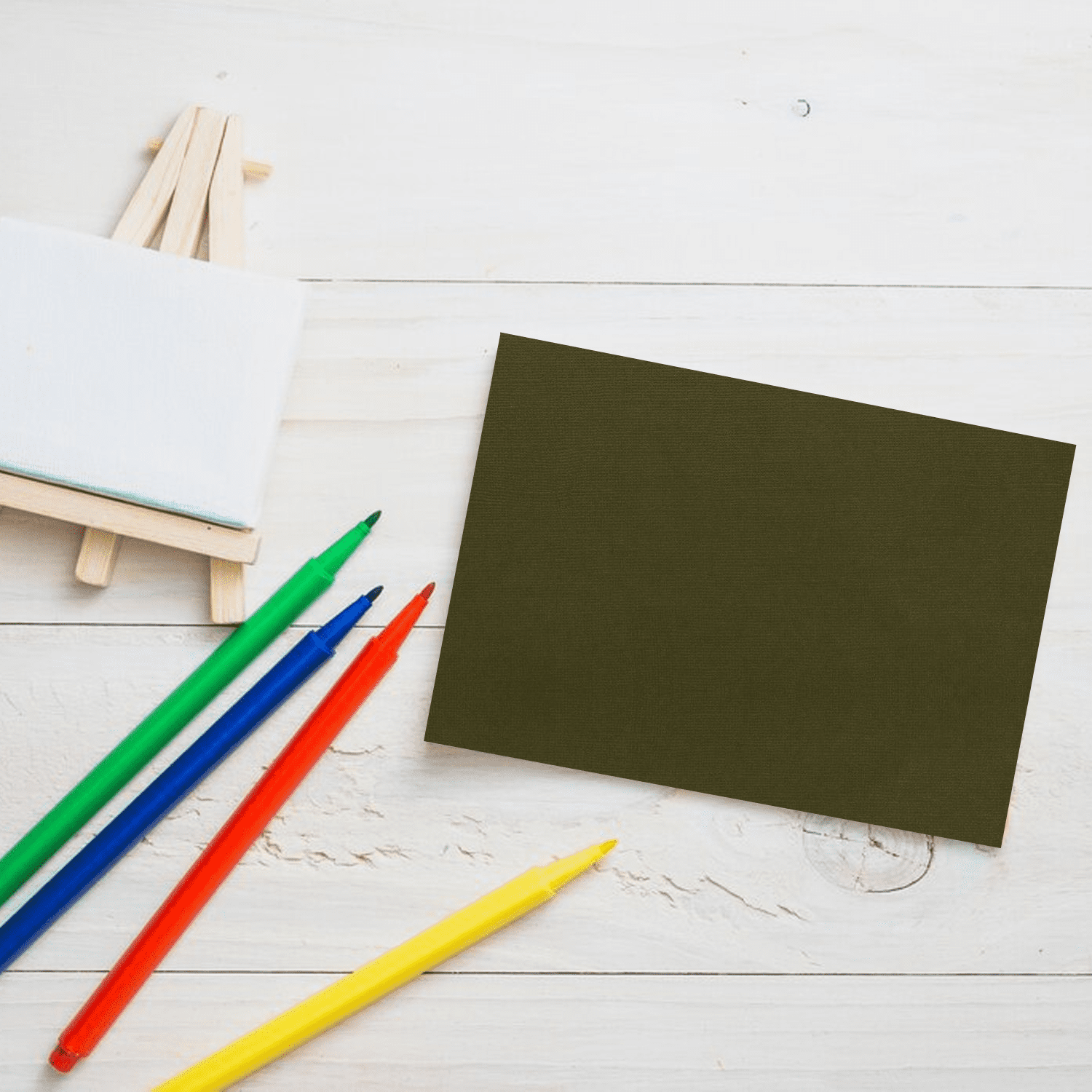 PA Paper Accents Muslin Cardstock 12" x 12" Olive Drab, 74lb colored cardstock paper for card making, scrapbooking, printing, quilling and crafts, 25 piece pack