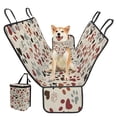 thumbnail image 2 of Pzuqiu Dog Paw Dog Car Seat Cover for Back Seat Scratch Proof Nonslip Seat Hammock with Dogs Bandanas Triangle Bib & Car Garbage Bag for SUV,Sedan,Minivan, 2 of 6