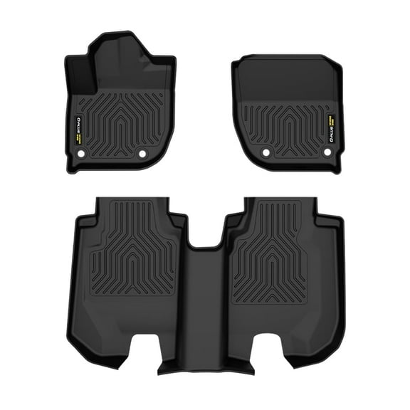 3Pcs All-Weather TPE Rubber Liners Car Floor Mats Fit for 2016-2022 Honda HR-V