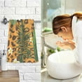 thumbnail image 7 of Leopard Print Towels, 2 PCS, Super Soft Absorbent Hand Towel Cotton Bath Towels for Bathroom Hotel Kitchen Spa Gym 16 X 28 Inches, 7 of 7