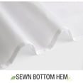thumbnail image 6 of Sage Green Eucalyptus Shower Curtain, Watercolor Plant Leaves with Floral Bathroom Decor Waterproof Fabric Shower Curtain Set with Hooks 72x72 Inch White, 6 of 6