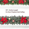 thumbnail image 2 of 9 Ft Christmas Garland Rattan Door Christmas Decoration A, 2 of 4