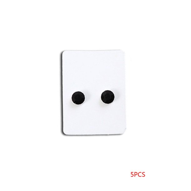 5 pares de clips de cristal no perforantes en pendientes magnéticos para hombre y mujer Pendientes falsos con imán GeweYeeli PS11461-01