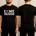 thumbnail image 2 of I Love My Hot Blonde Girlfriend - Funny Gift T-Shirt, 2 of 4