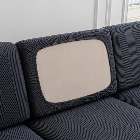 1pc Jacquard Sofa Seat Cover Elastic Thicken Sofa Couch Cover for Sofa Covers Protector Anti-dust Removable Sofa Cushion Cover