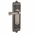 thumbnail image 4 of Grandeur 807631 Windsor Solid Brass Rose Right Handed Passage Door Lever Set - Bronze, 4 of 6
