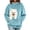 Sky Blue, variant on Women’s Pet Carrier Hoodie, Oversized Kangaroo Pocket Sweatshirt for Small Dogs and Cats, Soft Long Sleeve Animal Holder Pullover Top Beige L