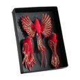 thumbnail image 2 of Christmas Bird Clip Ornaments Set Decorative Christmas Tree Birds With Metal Clips For Festive Home Party Decor 9.8 x 7.08 x 1.97 in, 2 of 7