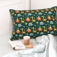 thumbnail image 4 of Kdxio Cotton Pillow Cases 14"x20" Pillowcases,Soft and Breathable Bedroom Pillow Cases-Colorful Elephants-No Pillow Core, 4 of 5