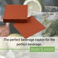 thumbnail image 6 of SimuLinen Cocktail and Party Napkins Beverage Napkins - Terracotta 250ct, 6 of 6