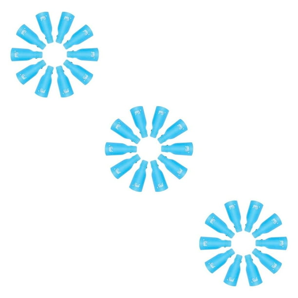 Redempat 10x Gel Nail Polish Remover Wraps Clips Soak Off Fashion Nail