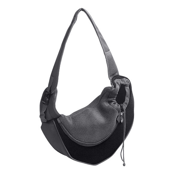 Mochila Cangurera Transportadora Para Perros Gatos Mascotas Xtellar negro
