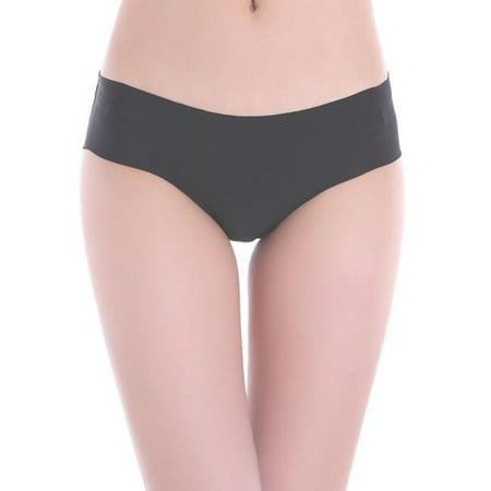 

Lingerie For Women Plus Size Women Invisible Underwear Thong Cotton Spandex Gas Seamless Crotch Bk L