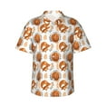 thumbnail image 2 of Picia Cute Squirrel Gentle Cotton Regular Fit Short Sleeve Casual Hawaiian Shirt for Men-X-Large, 2 of 9