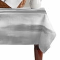 thumbnail image 4 of Grey White Ombre Table Cloth Waterproof Tablecloths, Abstract Art Oil Painting Modern Tablecloth Dining Table Cover for Kitchen Party Tabletop Outdoor, Rectangle Tablecloth 60x84 Inch, 4 of 9
