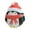 Pink Penguin, variant on Christmas Cookie with Lid Xmas Metal Cookie Box Santa Clause Snowman Glove Penguin Xmas Card Box Cute Assorted Card Holder Containers for Christmas Party Decorï¼Red Penguin,5.5")