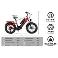 thumbnail image 3 of Electric Bike for Adults,1000w Ebike for Adults 32MPH,48V 32.5AH Dual Battery,120 Miles Long Range, 3 of 6