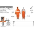 thumbnail image 2 of Traje Proteccion 2pz Reflejante Naranja G Truper 17409 Truper TRA-NAR-L, 2 of 2