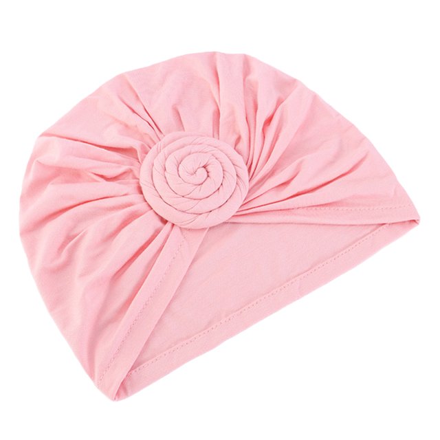 Minnieouse Pañuelo para la cabeza Sombrero de color sólido Mezcla de flores de rosas Gorros Hijabs de moda Tela elástica Atractivo Headwrap Photo Props Rosado 2piezas Minnieouse CBP294996