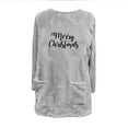thumbnail image 4 of Dyegold Fleece Pullover Women Holiday Savings Cute Crewneck Hoodie Winter Warm Casual Fleece Merry Christmas Loungewear Ladies Graphic Fuzzy Sweater Fluffy Sweatshirt Tops Teen Girls Pullovers, 4 of 4