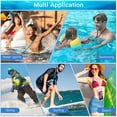 thumbnail image 6 of MATEPROX Waterproof Phone Case, Floating Water Proof Phone Pouch with Lanyard up to 6.9‘’ for iPhone Swimming Skiing Drifting-Black, 6 of 7