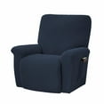 thumbnail image 1 of MOQIN Velvet Stretch Recliner Couch Covers 4-Pieces Style Recliner Chair Covers Recliner Cover for Reclining Chair Slipcovers Feature Non Slip Form Fitted Thick Soft Washable, 1 of 7