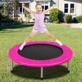 thumbnail image 4 of Patiojoy Trampoline Pliant Mini 38 Pouces Trampoline Portable avec Rembourrage & Ressorts Rose, 4 of 5