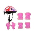 thumbnail image 3 of DYNWAVECA 7Pcs/Set Kids Bike Helmet Lightweight Impact Resistant Breathable Shockproof Equipment Gear Protector Teens Skateboard Helmet Pink, 3 of 10