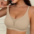 thumbnail image 3 of MEICHEN Trendy Solid Seamless Underwear Jelly Bras for Women Casual Push Up Full Coverage Bralettes Summer Essentials Fall Fashion Clothing, 3 of 7