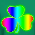 thumbnail image 3 of CafePress - Rainbowshamrock T Shirt - Men's Classic Graphic Cotton T-Shirt, 3 of 4