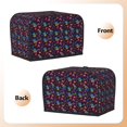 thumbnail image 3 of Haiem mushroom colorful Skull Print Toaster Covers 2 Slice Wide Slot,Bread Dust Cover & Fingerprint Protection,Bread Machine Cover,Appliance Covers, 3 of 7