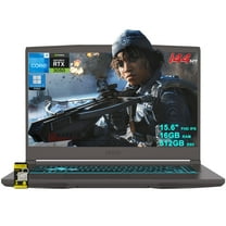 MSI Thin 15 Gaming Laptop 15.6" FHD IPS 144Hz Intel 8-core i5-13420H (Beats i7-11800H) 16GB RAM 512GB SSD GeForce RTX 3050 Backlit USB-C Win11Pro w/ICP Hub