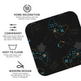 thumbnail image 4 of Disketp Game Time Funny Coasters,4 Pcs Leather Coasters With Holder, Perfect Housewarming Hostess Gifts,Protect Furniture From Water Marks Scratch, 4 of 9