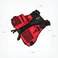 thumbnail image 2 of Professional Flotation Adult Safety Life Jacket Survival Vest Swimming Kayaking Boating Drifting with Emergency Whistle, 2 of 8