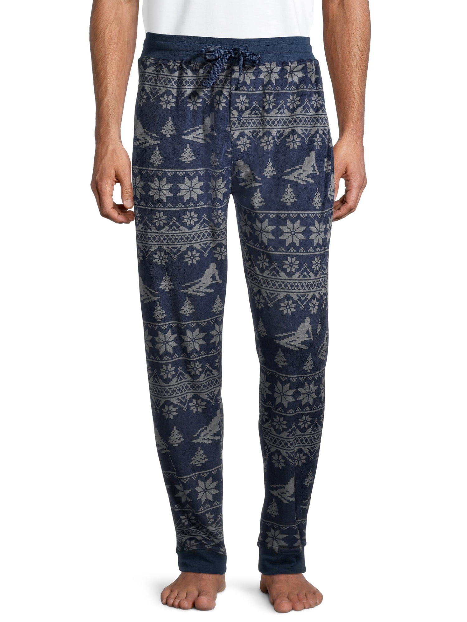 George Men's Silky Fleece Lounge Joggers - Walmart.com