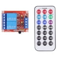 thumbnail image 2 of 2 Channel Infrared Remote Control Relay Module With High Low Bidirectional  ON OFF Remote Switch Relay 10A 3 Operation Modes, 2 of 8