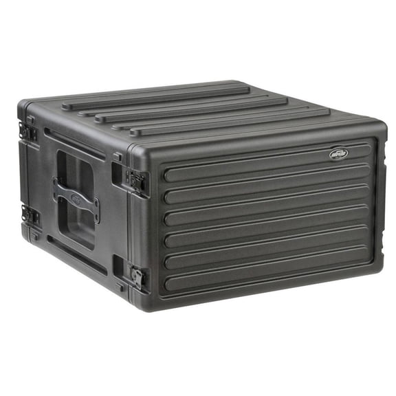 SKB 6U Roto Rack Case Polyethylene Gear Protector, Stackable, Waterproof, Black