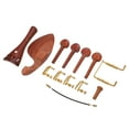 thumbnail image 4 of Tailpiece Chinrest Set, Rosewood Multifunctional 4/4 Violin Parts Glossy  Standard Size  For Stringed Instrument Care, 4 of 8