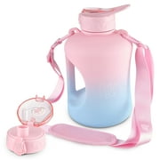 THE GYM KEG 2.2l XL Half Gallon Jug Cotton Candy with Carry Strap