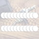 thumbnail image 3 of GOOHOCHY Juego de 24 discos circulares transparentes de acrílico para llaveros, llaveros redondos de acrílico transparente para manualidades (transparentes), 3 of 8