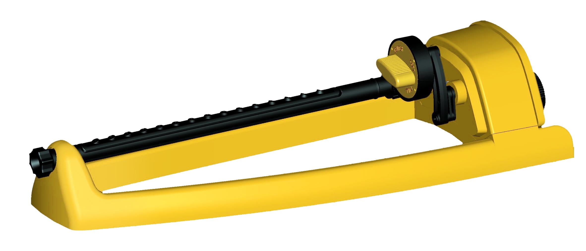 NEW WITH TAGS EXPERT GARDENER 2,600 SQ FOOT YELLOW BLACK OSCILLATING SPRINKLER 